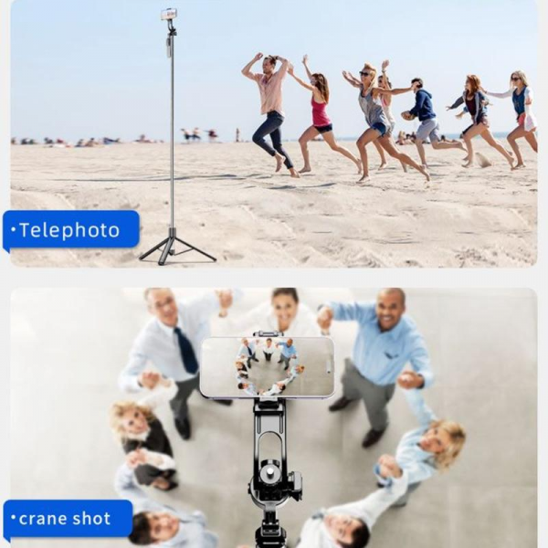 ⁦C07 Stable Selfie Stick Tripod 2.01M⁩ - الصورة ⁦3⁩