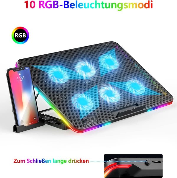 ⁦TECH CO60 Laptop Cooling Partner⁩ - الصورة ⁦2⁩