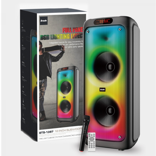 ⁦Brodu BTS- 1387 10″inch Wireless speaker⁩ - الصورة ⁦3⁩