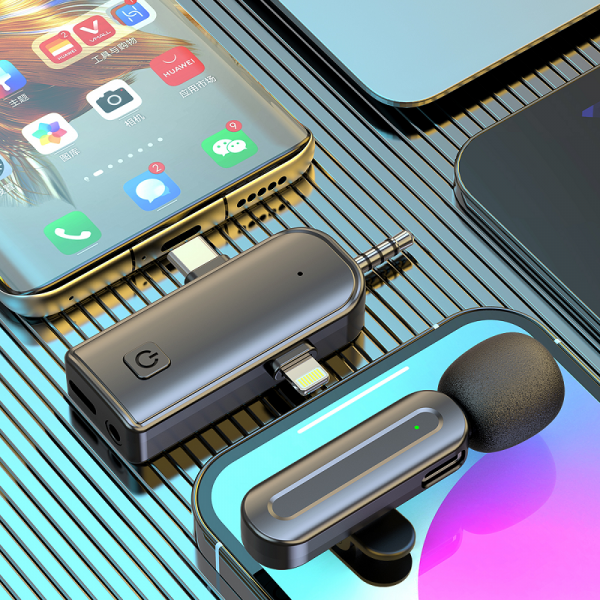 ⁦SX26 3 in 1 Wireless Lavalier Microphone⁩ - الصورة ⁦2⁩