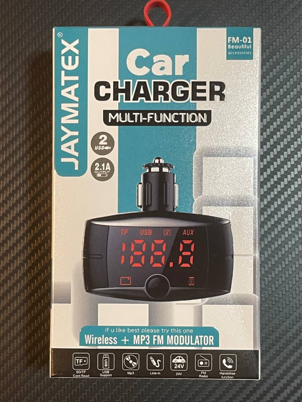 JAYMATEX FM-01 CAR FM CHARGER MP3