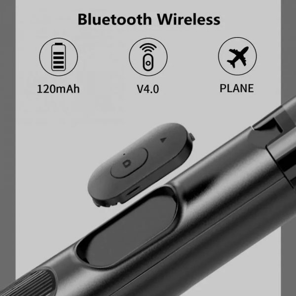 ⁦Magic Snapshot Q05S Selfie Stick Tripod with Ring Light⁩ - الصورة ⁦3⁩