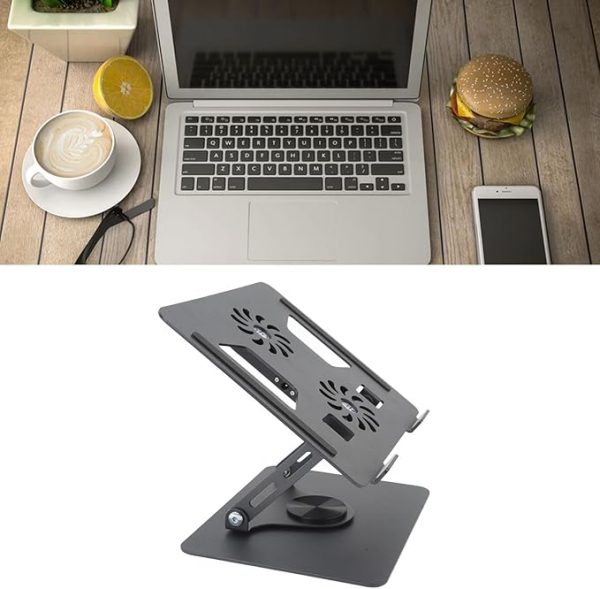⁦R8 C205 Metal Laptop Stand⁩ - الصورة ⁦2⁩