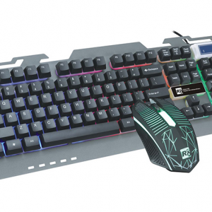 R8 1922 2.4G METAL GAMING KEYBOARD AND MOUSE SET