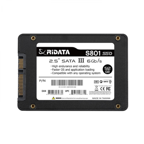 ⁦SSD RIDATA S801 2.5 SATA 6GB/S 512GB⁩ - الصورة ⁦2⁩