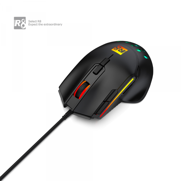 ⁦R8 1716 Wireless LED Light RGB Gaming Mouse⁩ - الصورة ⁦2⁩