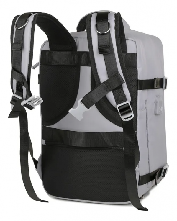 ⁦Livacasa Large Waterproof  Backpack with USB⁩ - الصورة ⁦2⁩