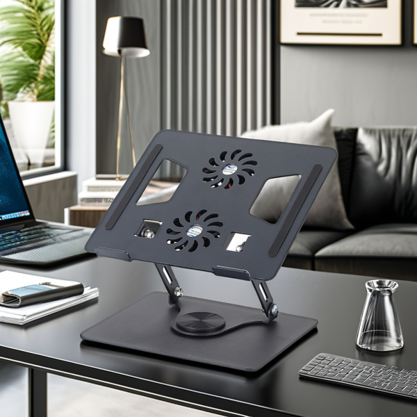 ⁦R8 C205 Metal Laptop Stand⁩ - الصورة ⁦4⁩