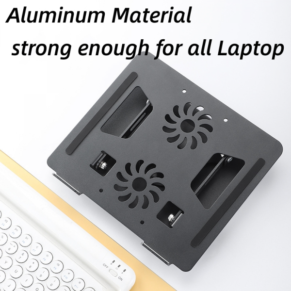 ⁦R8 C205 Metal Laptop Stand⁩ - الصورة ⁦3⁩