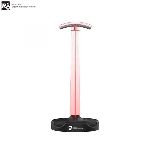 R8 HT-01 HEADPHONE STAND WITH PHONE HOLDER 7 COLORS LIGHT