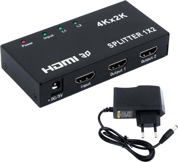 HDMI Splitter 1X2 4K X 2K