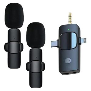 MIC Wireless Dual 3.5 + Type-c + I Phone