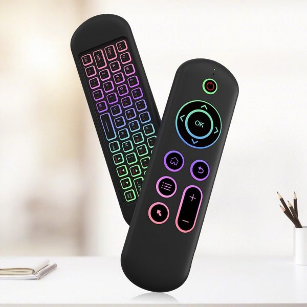 ⁦M5 AIR MOUSE REMOTE MINI KEYBOARD 2.4 + BT⁩ - الصورة ⁦2⁩