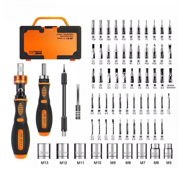 ⁦Jakemy JM-6111 Screwdriver, Bit and Socket Set⁩ - الصورة ⁦2⁩
