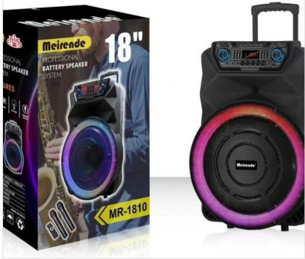 ⁦MEIRENDE MR-1810 SPEAKER Bluetooth 18inch⁩ - الصورة ⁦2⁩