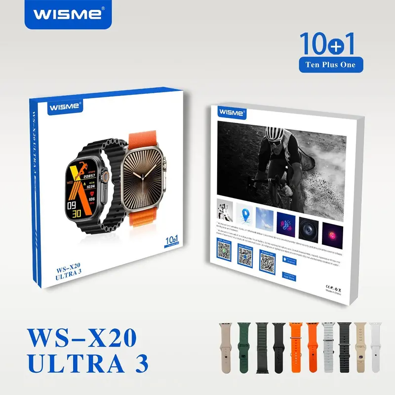 WISME WS-X20 Ultra 3 Smart Watch 1.8 inch - الصورة 2