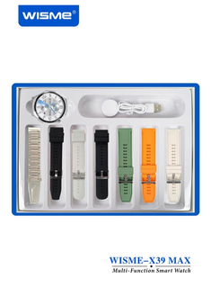 WISME -X39 MAX Smart Watch 7+1 - الصورة 3