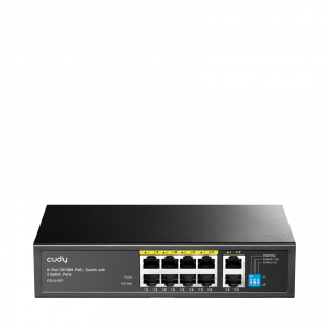 Cudy FS1010P 8-Port 10/100M PoE+ Switch with 2 Uplink Ports