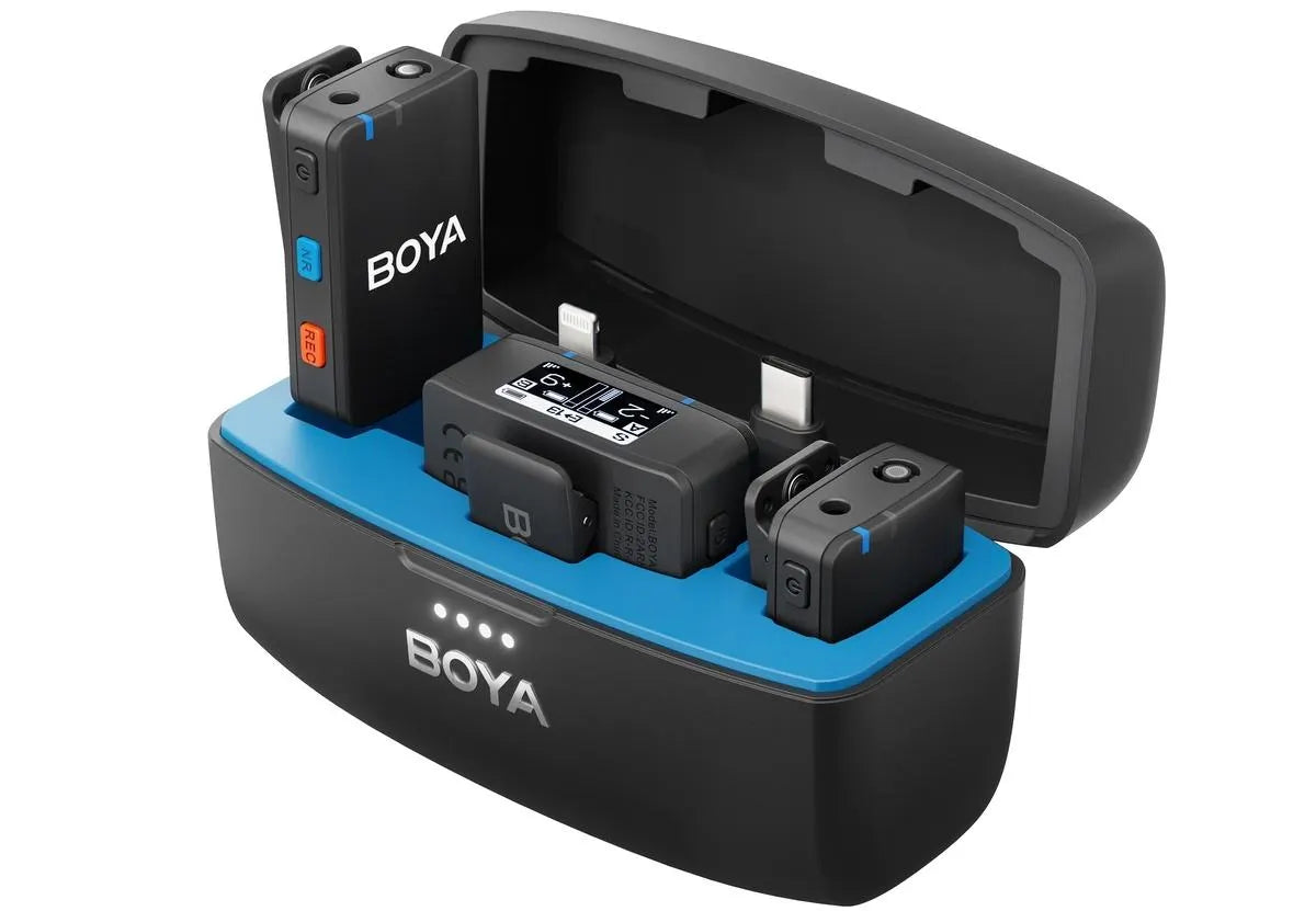 BOYA Boyamic 3-In-1 Wireless Microphone System 2.4GHz