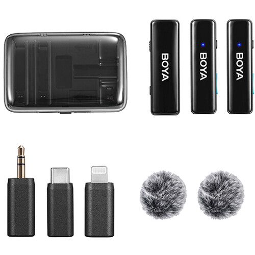BOYA BOYALINK All-in-one Wireless Lapel Microphone - الصورة 4