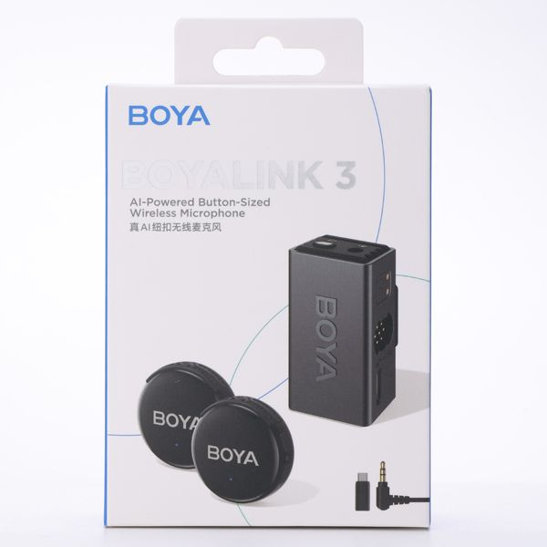 BOYA BOYALINK 3-03 Button-Sized 2.4Ghz Wireless Microphone - الصورة 3