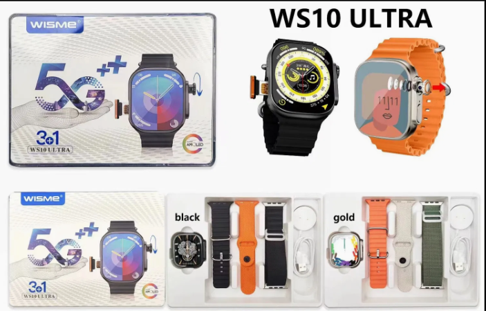 WISME WS10 Ultra 3+1 5G Smartwatch - الصورة 3