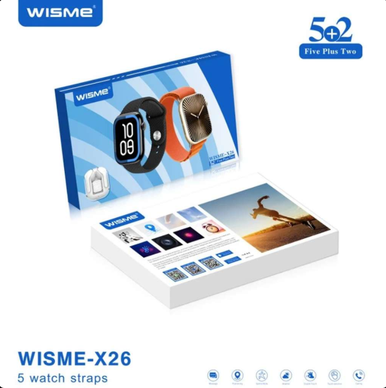 WISME -X26 Smart Watch 5+2 - الصورة 2
