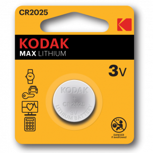 Kodak CR2025 3V Lithium button