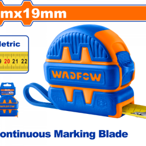 WMT1221 - متر طول 5 امتار عرض 19 مم مع قفل جسم بلاستيك