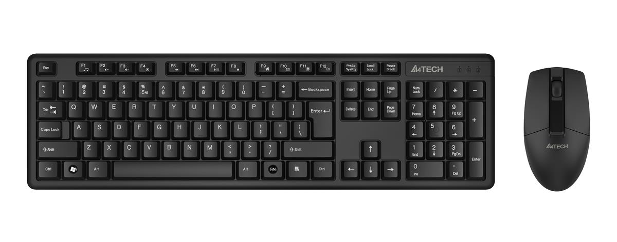 A4Tech 3330NS Wireless Desktop Keyboard + Mouse - الصورة 2