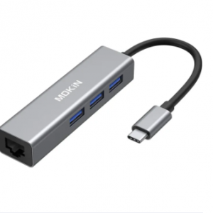 TPOWER TYPE-C TO LAN + 3 USB HUB