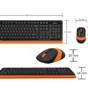 KEYBOARD A4TECH WIRELESS FSTYLER FG1010