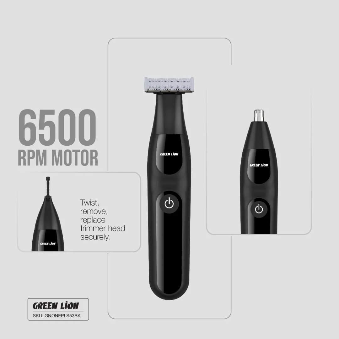 Green Lion One Blade Plus - Hair Trimmer, Nose, Eyebrow - الصورة 2