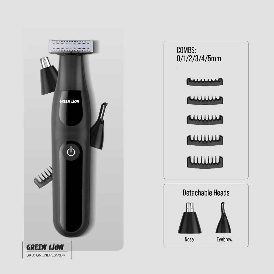Green Lion One Blade Plus - Hair Trimmer, Nose, Eyebrow