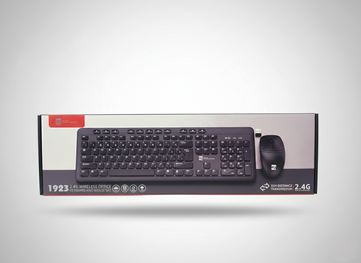 R8 1923 WIRELESS OFFICE KEYBOARD AND MOUSE SET