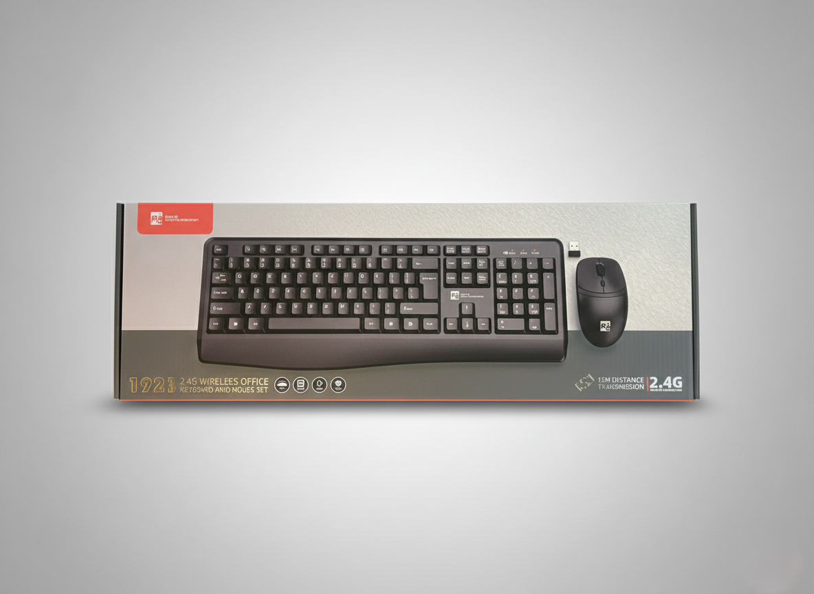 R8 1921 WIRELESS OFFICE KEYBOARD AND MOUSE SET