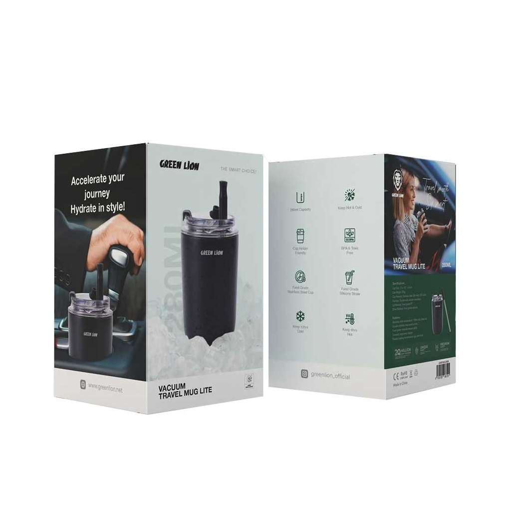 Green Lion Vacuum Travel Mug Lite 280 ML - الصورة 4