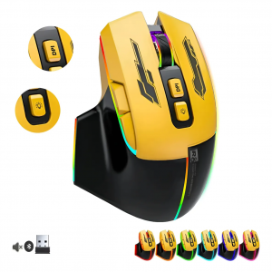 R8 1767 Wireless Bluetooth Rechargeable Gaming Mouse