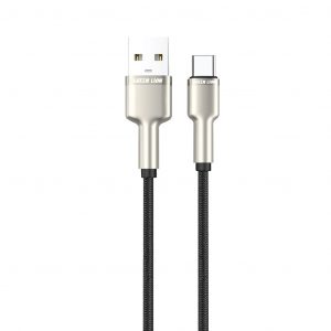 Green Lion USB-A to USB-C Braided Zinc Alloy Cable