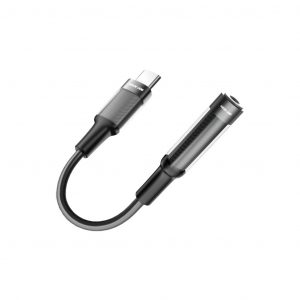 Green Lion Earphone Adapter (12cm) USB-C to 3.5 Audio Jack تحويلة