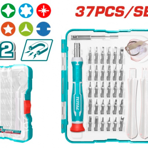 TACSD30376 طقم مفك براغي اعمال دقيقة 37 قطعة شامل