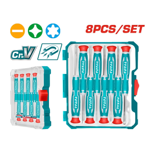 THT250826 طقم مفك الكترونيات 8 قطع