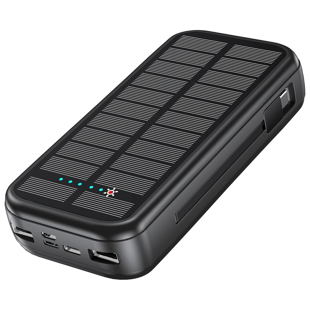 Green Lion PD2OW Solar 2 20000mAh Power Bank - الصورة 2
