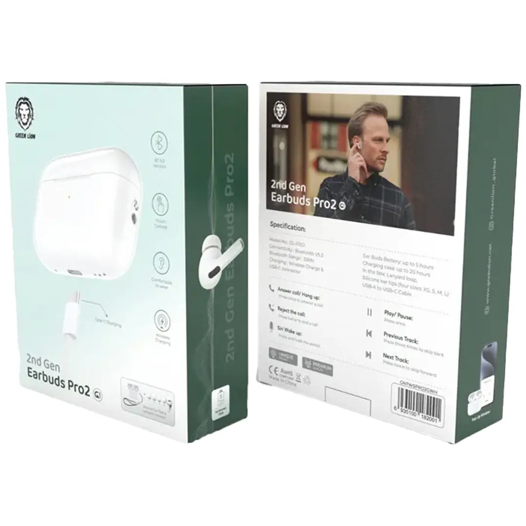 Green Lion Earbuds Pro 2 (2nd Gen) - الصورة 2