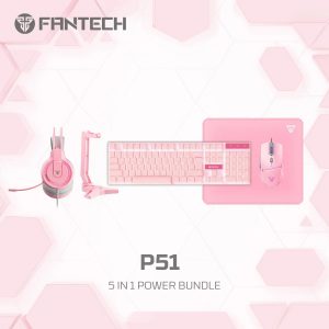 Fantech P51 5-in-1 Keyboard Combo PINK