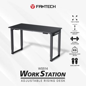 FANTECH WORKSTATION WS514 ADJUSTABLE RISING GAMING DESK