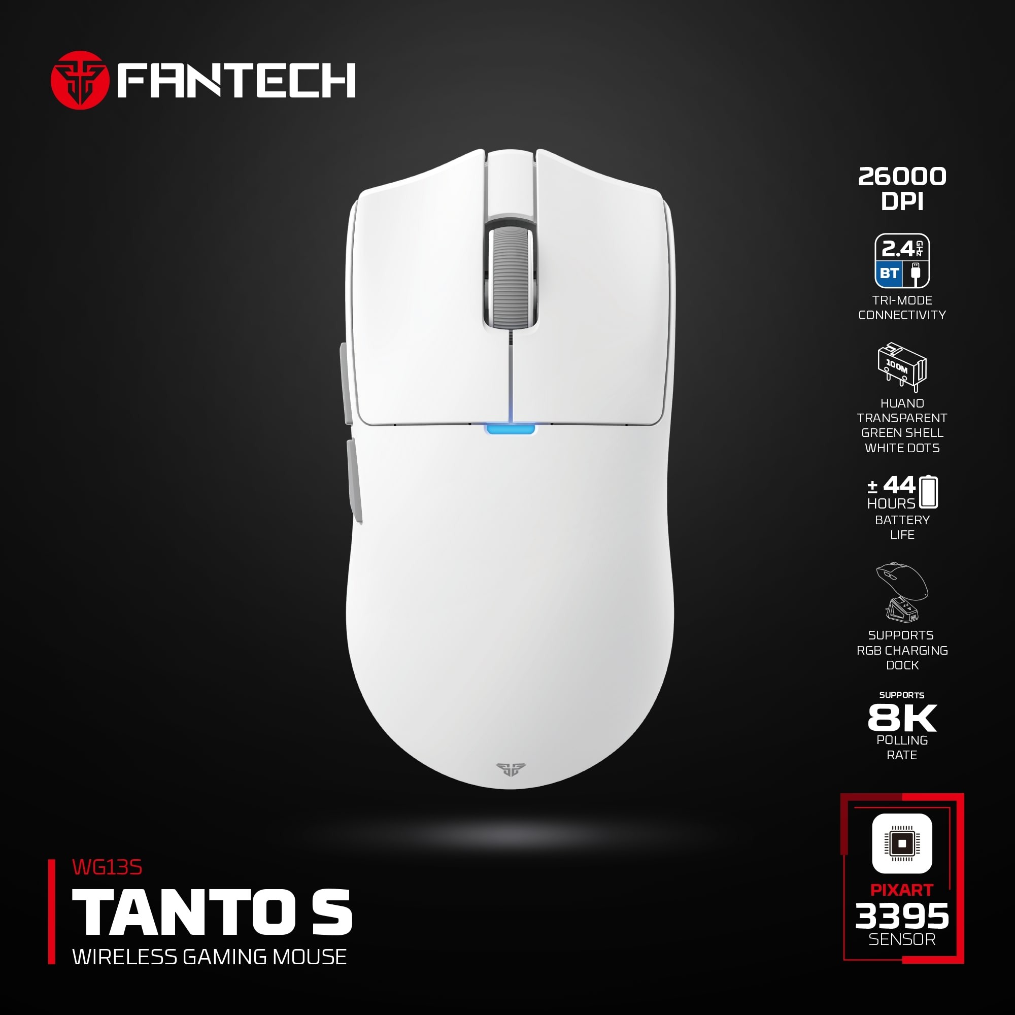 FANTECH WG13S TANTO S Wireless Gaming Mouse