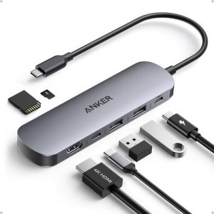 Anker Nano USB Type-C Hub 7 in-1, 4K HDMI