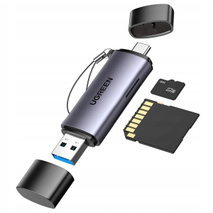 Ugreen USB-C & USB 3.0 SD/TF Card Reader CM185