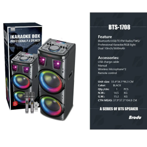 Brodu BTS-1708 10″inch Wireless Speaker